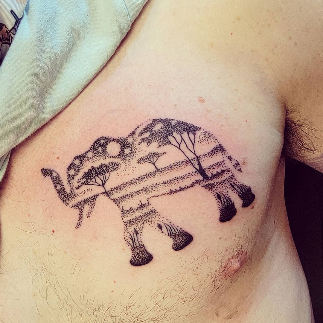 Punto Elefante Tatuaje